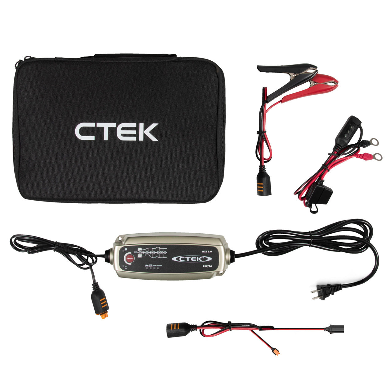 C6 C7 C8 Corvette Official Emblem Battery Charger - With Rubber Case